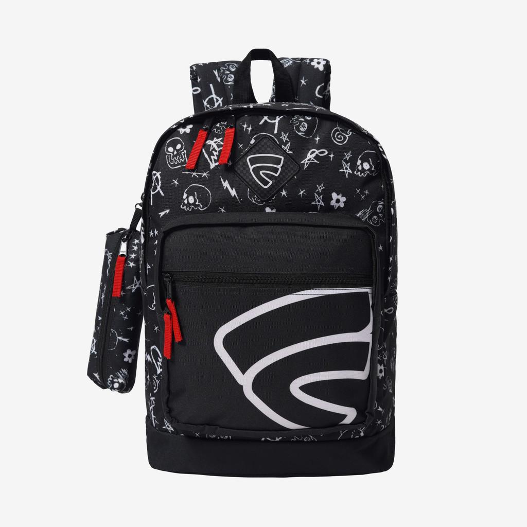 TAS PUNGGUNG RANSEL BACKPACK SIMPLE PRIA WANITA HITAM FRIDAY KILLER | PUNK RIOT BP BLACK
