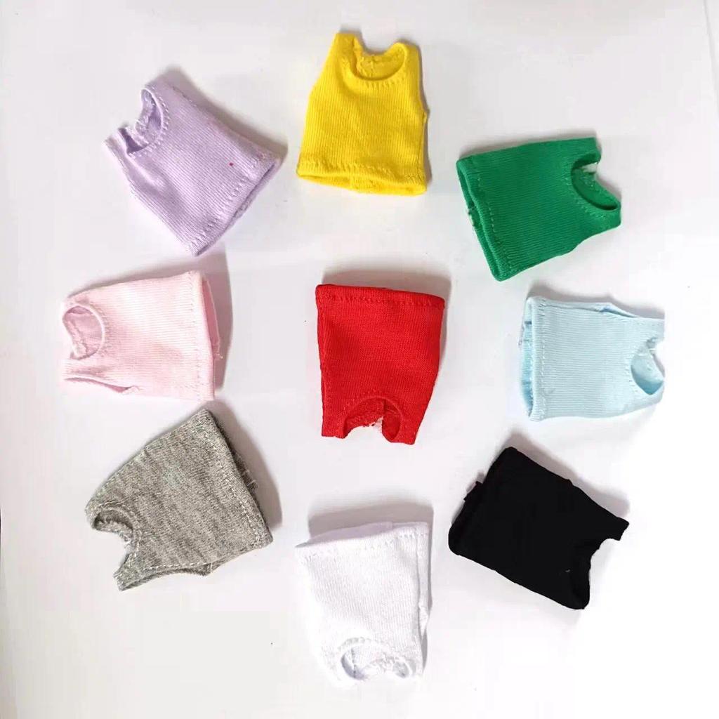 Baju rompi boneka warna solid baru untuk ob11, obitsu11, Molly, 1/12bjd, aksesoris pakaian boneka.