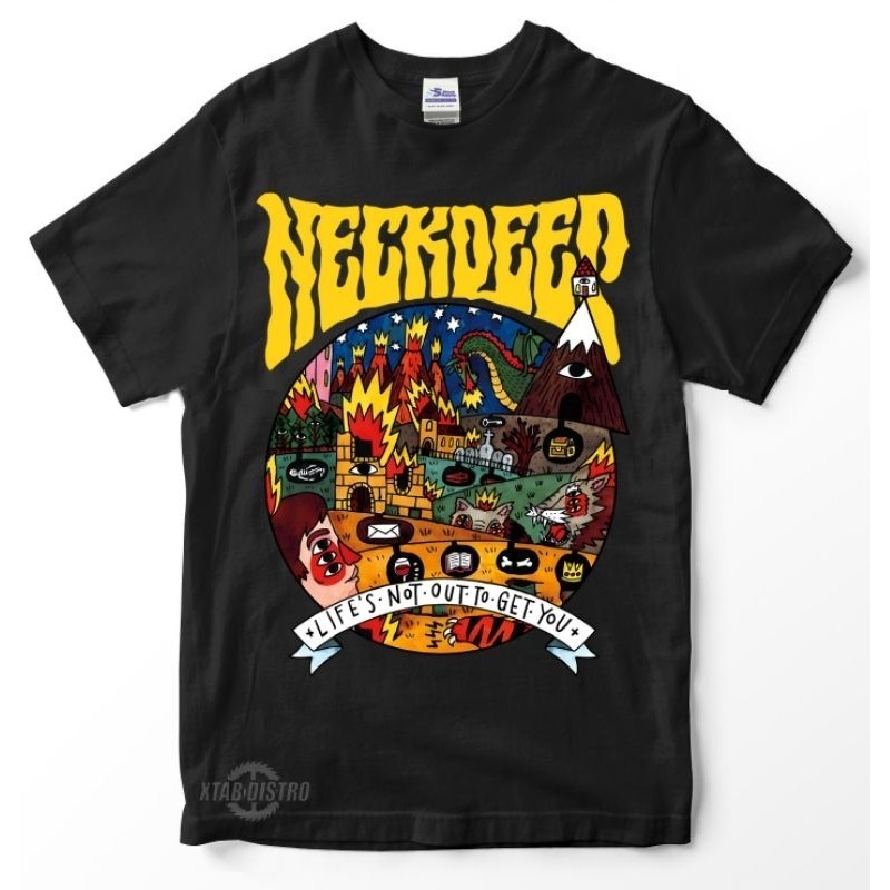 G E C O L kaos NECK DEEP 2 IN BLOOM Premium Tshirt neckdeep pop punk kaos band greenday blink182 sum