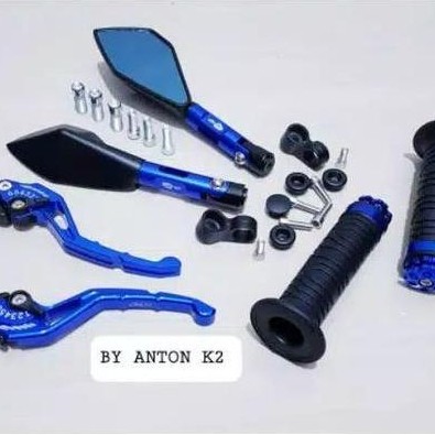 Promo SPION TOMOK CNC PAKET 3 ITEM VARIASI MOTOR MX KING/JUPITER MX KING 150 Diskon