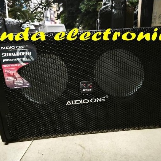 subwoofer aktif audio one kx212 12 inch 12 x2 1 bh original