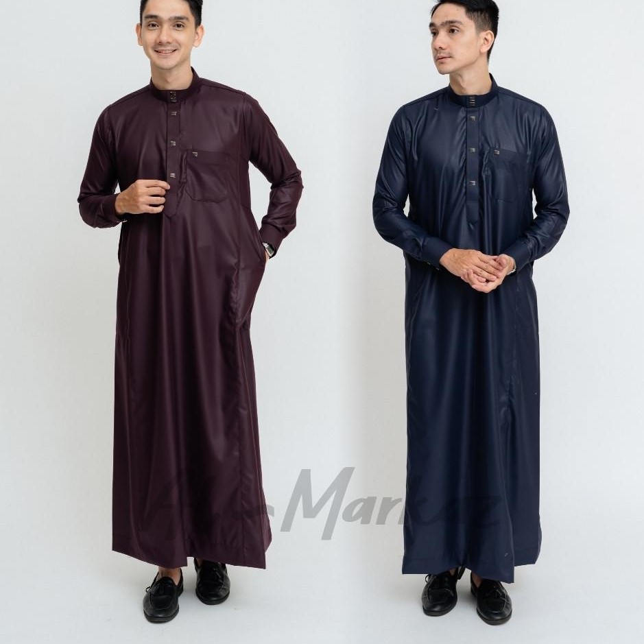 BESTPROMO AL MARKAZ - JUBAH PRIA MUSLIM SLIMFIT DEWASA BILAL