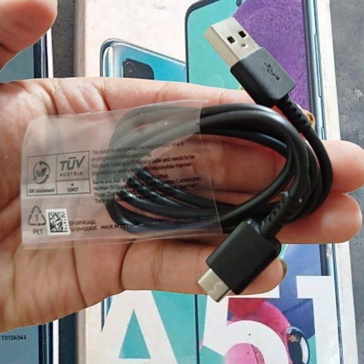 Kabel original Samsung Type C fast charger asli original