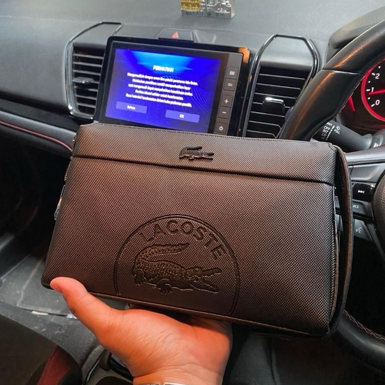 handbag lacoste clutch Tas Tangan dan Dompet Genggam Serbaguna untuk Wanita clutch lacoste