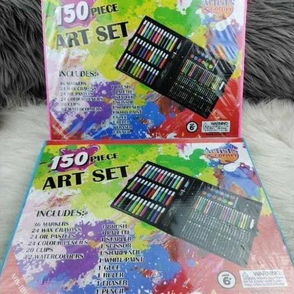 hot sale 150 pcs pensil warna crayon / krayon set / alat melukis  / pensil warna set / pensil warna 