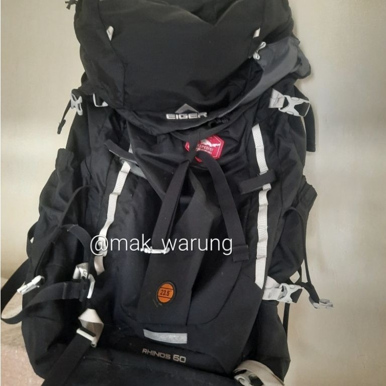 Eiger Rhinos 60L spesial 28 gunung