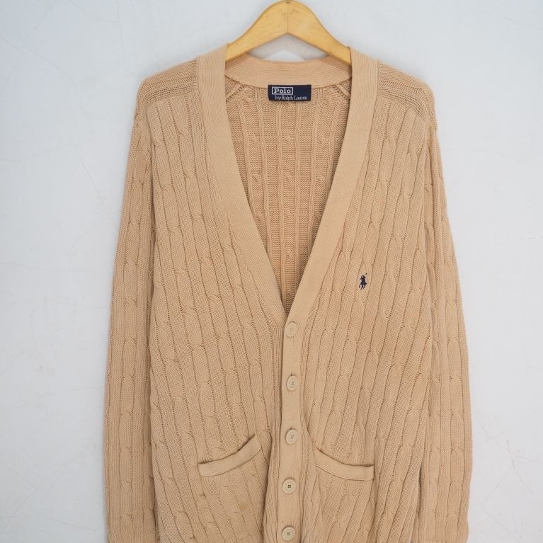 POLO RALPH LAUREN CABLE KNIT CARDIGAN