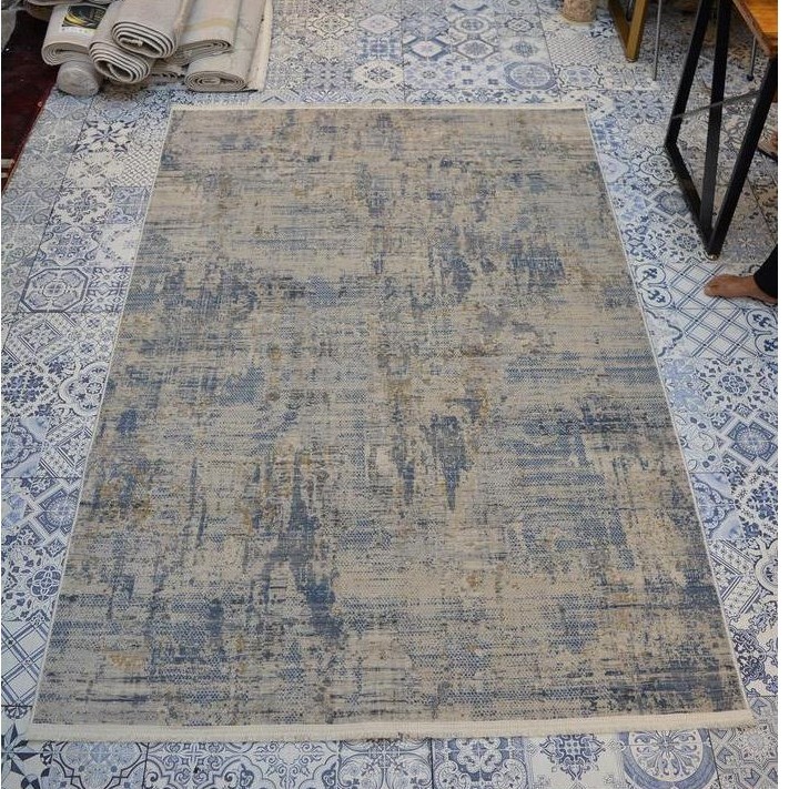 Karpet Lantai Jumbo Minimalis Vintage Abstrak Modern Design Turki Luzern