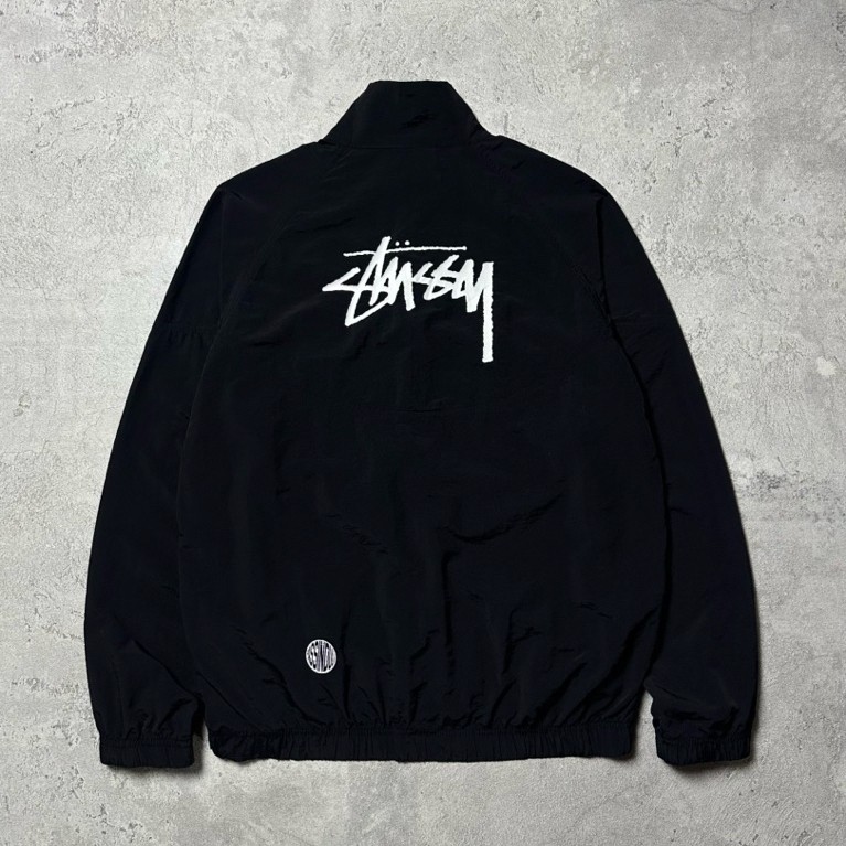 NIKE X STUSSY WINDRUNNER JACKET OFF NOIR  (SP200801EAG)