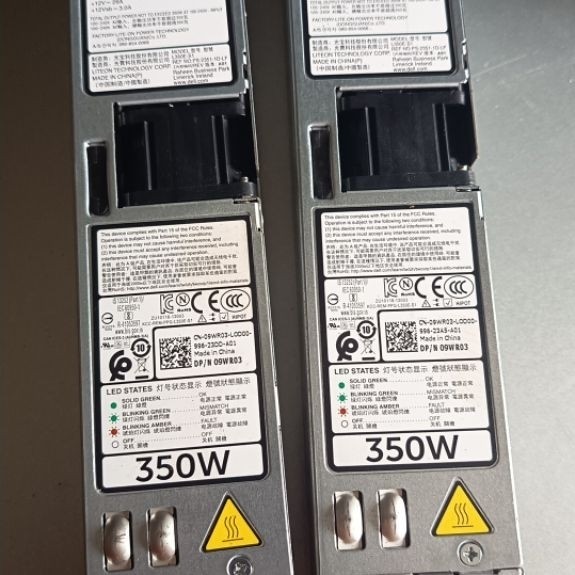 Power Supply Unit (PSU) 80 PLUS Platinum 350 Watt DELL DMC
