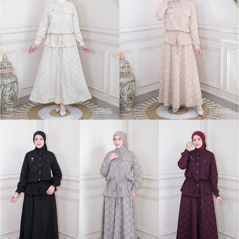 ARASYA SET ROK TERBARU NINOS DESIGN ORIGINAL