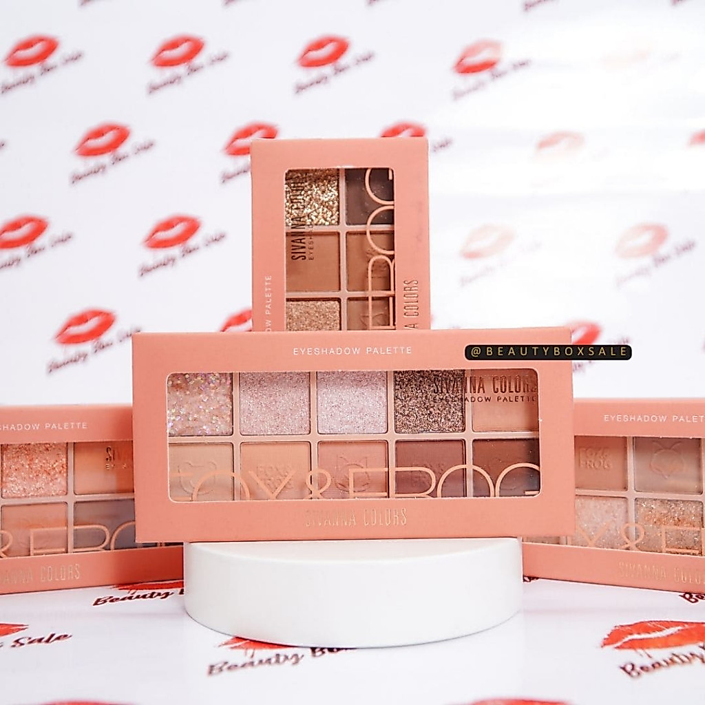 READY STOCK Sivanna colours eyeshadow FOX & FROG ISI 10 / FALL IN LOVE ISI 9