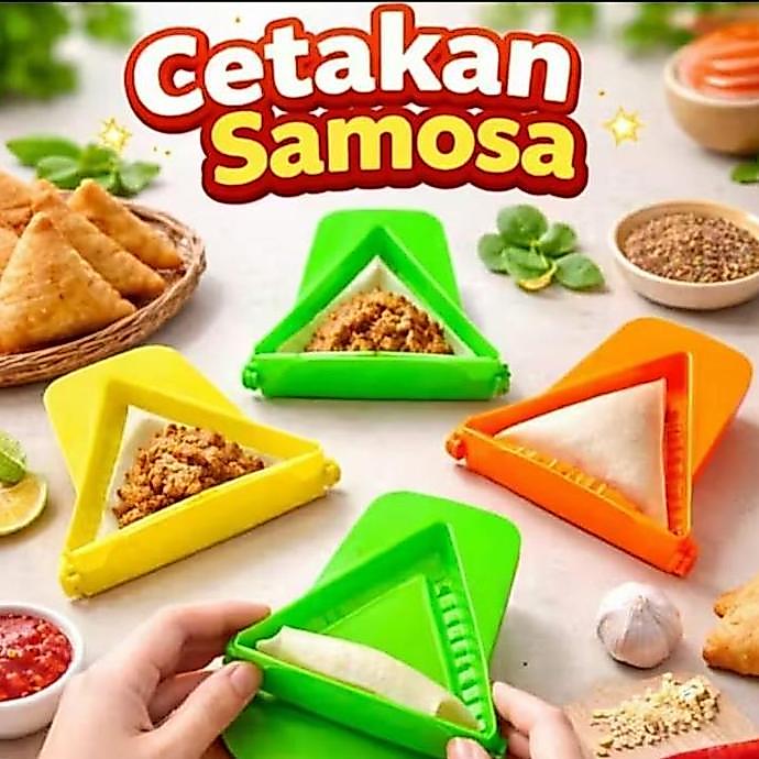 cetakan kue pastel samosa segitiga lokal / cetakan pastel segitiga Kitchenware Plastik