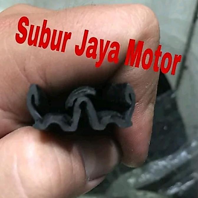 Karet Jalur Kaca Run Channel Kaca Geser Kijang Super/Grand Per Pieces