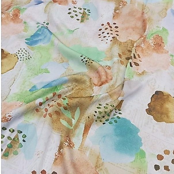 Kain Semi Sutra Silk Motif /Kain Kebaya. Dres. Gamis Semi Sutra