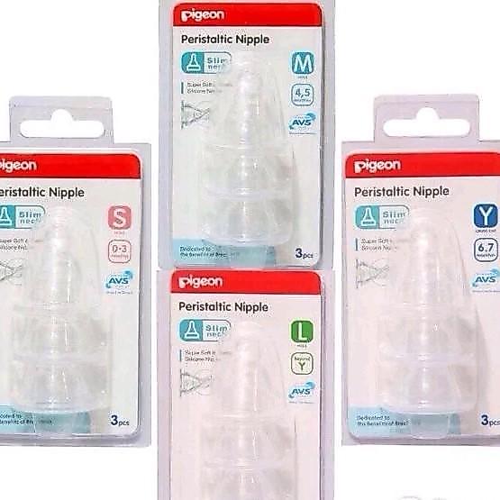 Pigeon Peristaltic Nipple Standard Neck isi 3 Nipple
