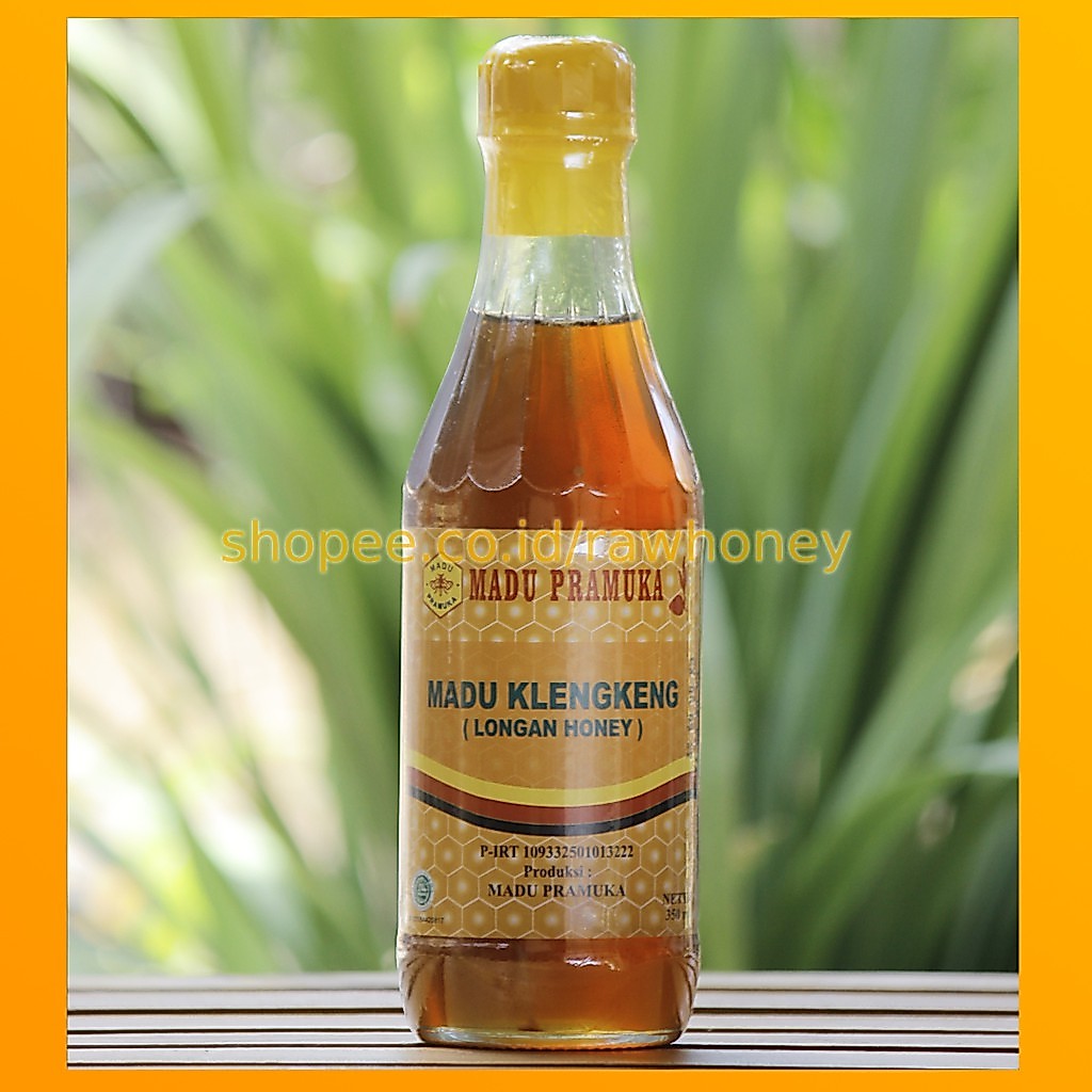 Madu Klengkeng Pramuka 350ml - madu kelengkeng - Longan Honey - madu lengkeng - madu Pramuka Asli