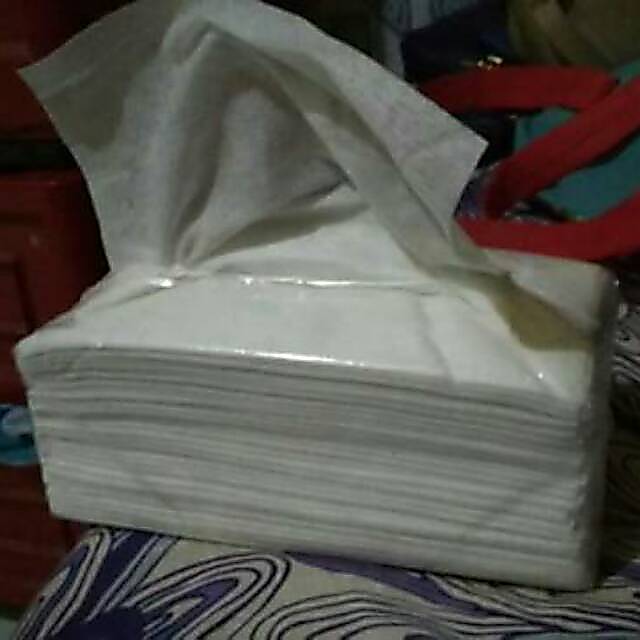 Tisu kering bahan tisu basah
