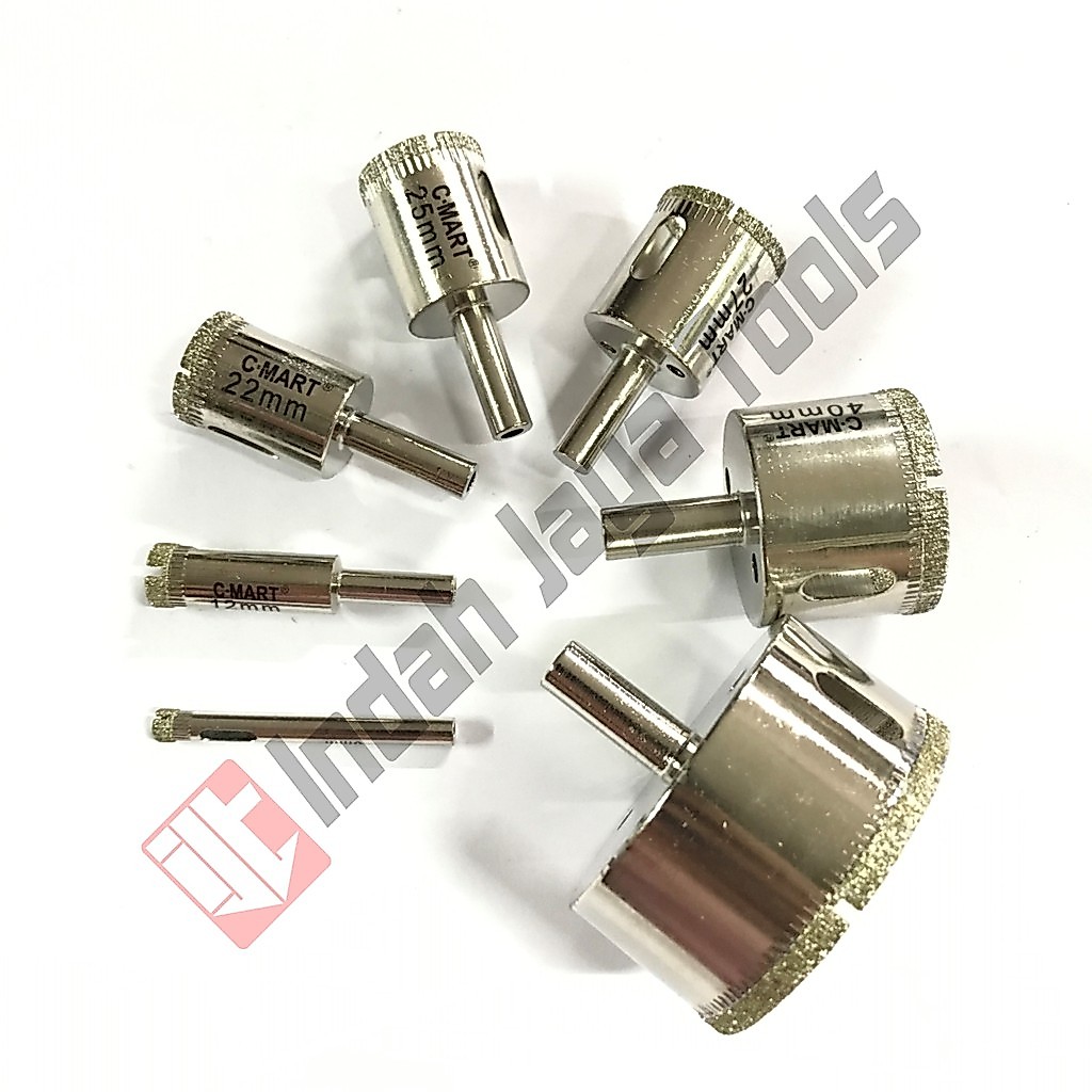 Mata Bor Kaca 10 mm - Diamond Holesaw Mata Bor Keramik Granit Marmer