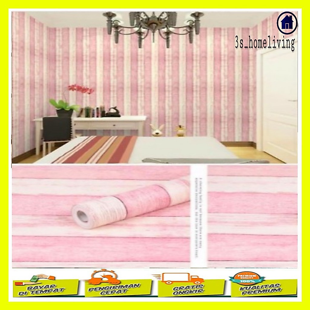 Wallpaper Dinding Kayu Pink Wallpaper Kayu Pink Wallpaper Salur Wallpaper Pink