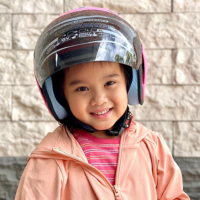 Helm Anak 2 Tahun Karakter Bogo Sni