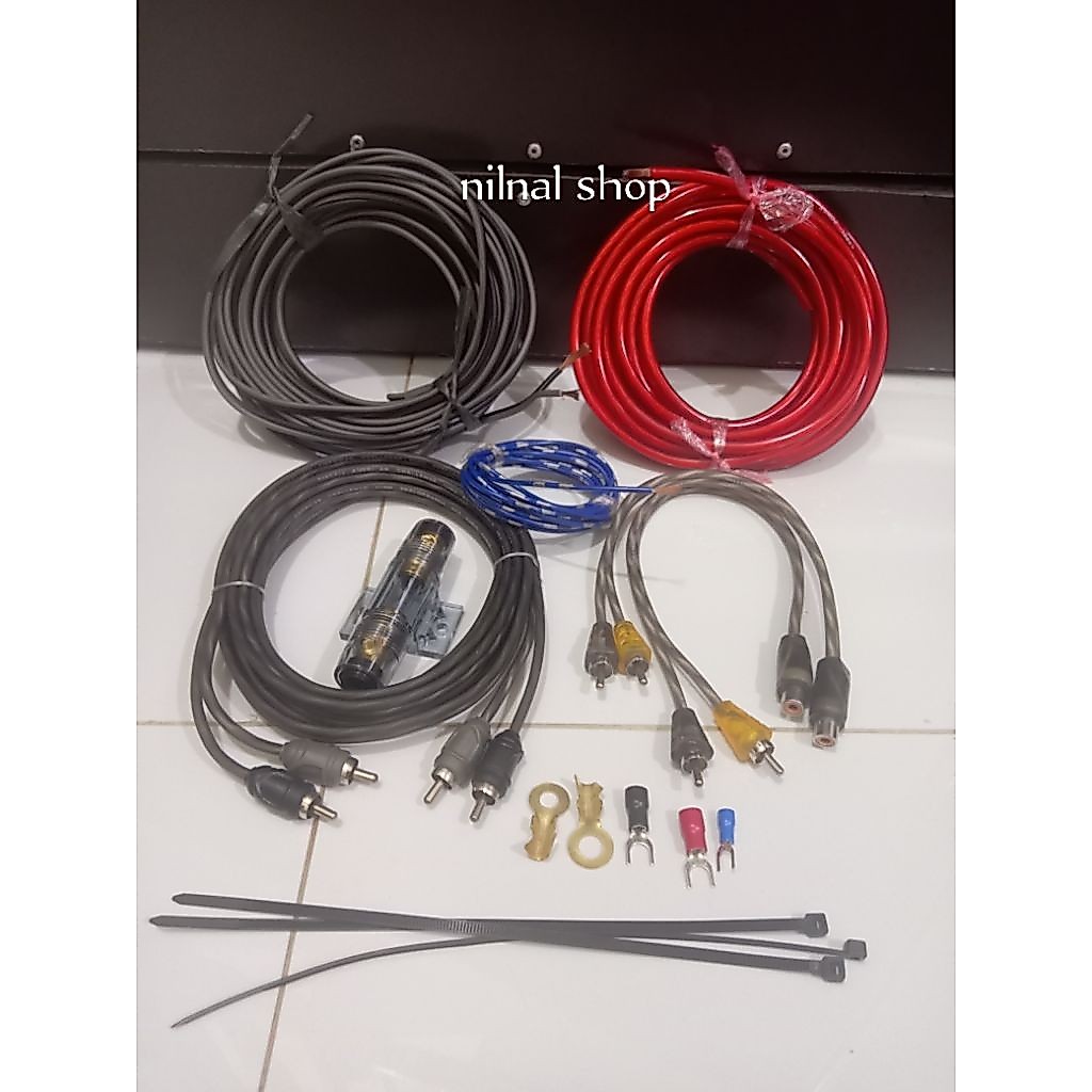 paket full set 140 ( kabel intalasi audio mobil)