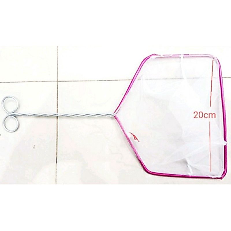 Serok Seser Jaring Ikan 20cm Merk 555 Kain Halus