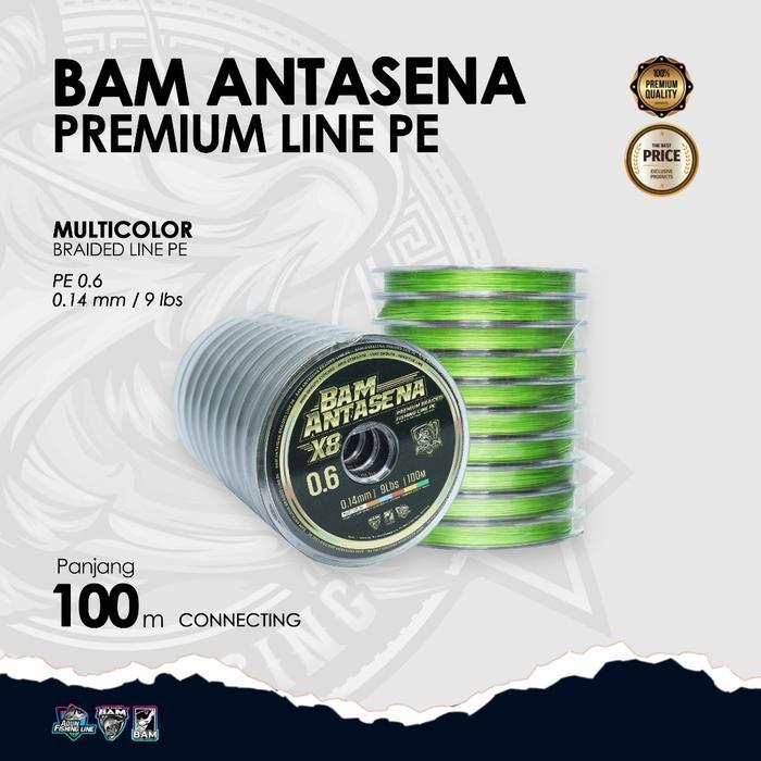 Bam Antasena Premium Line PE Conecting 100m - 0.14mm / 9lbs PE 0.6