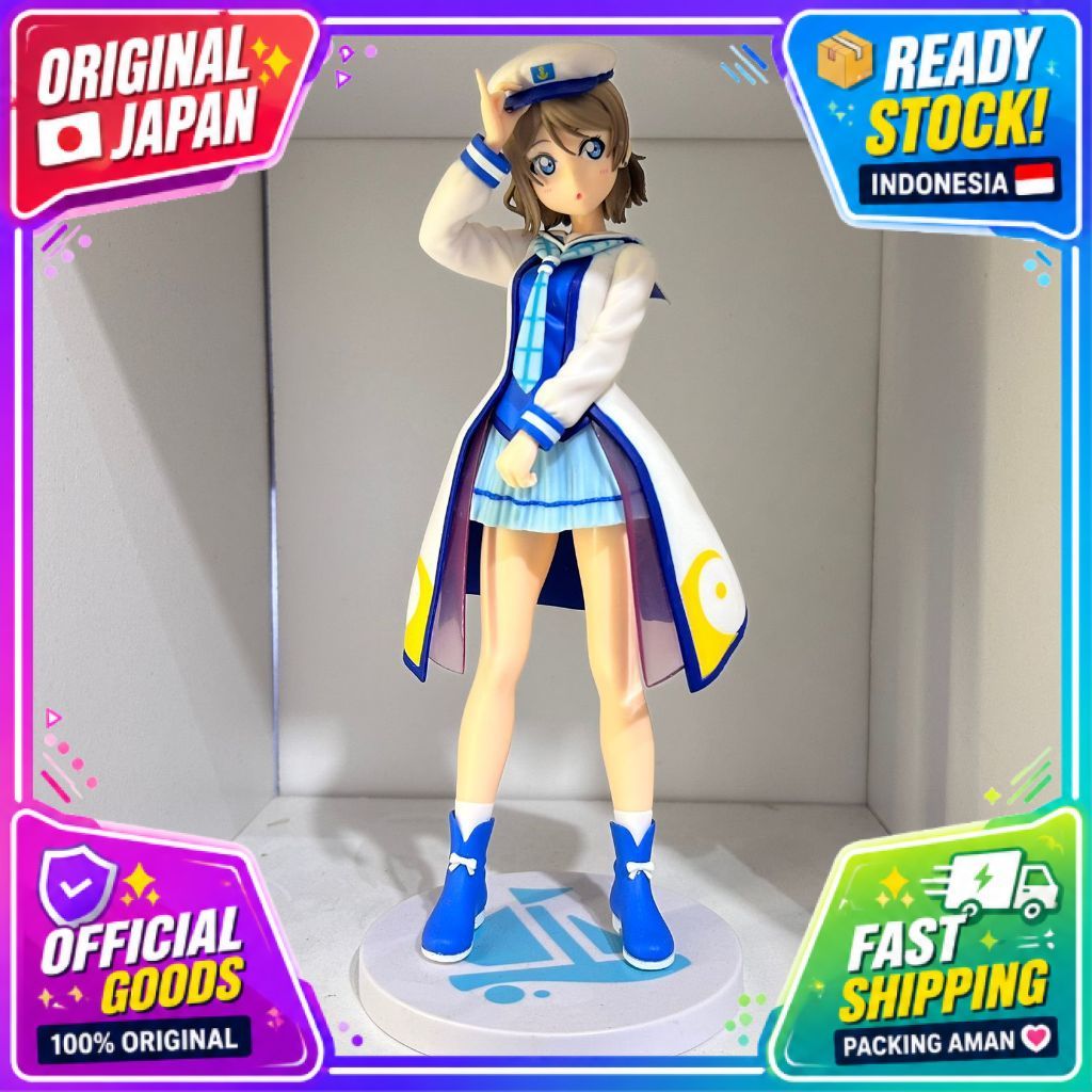 [LOOSE] Love Live Sunshine YOU WATANABE ANIME GIRLS AQOURS SPM FIGURE COLLECTION SEGA