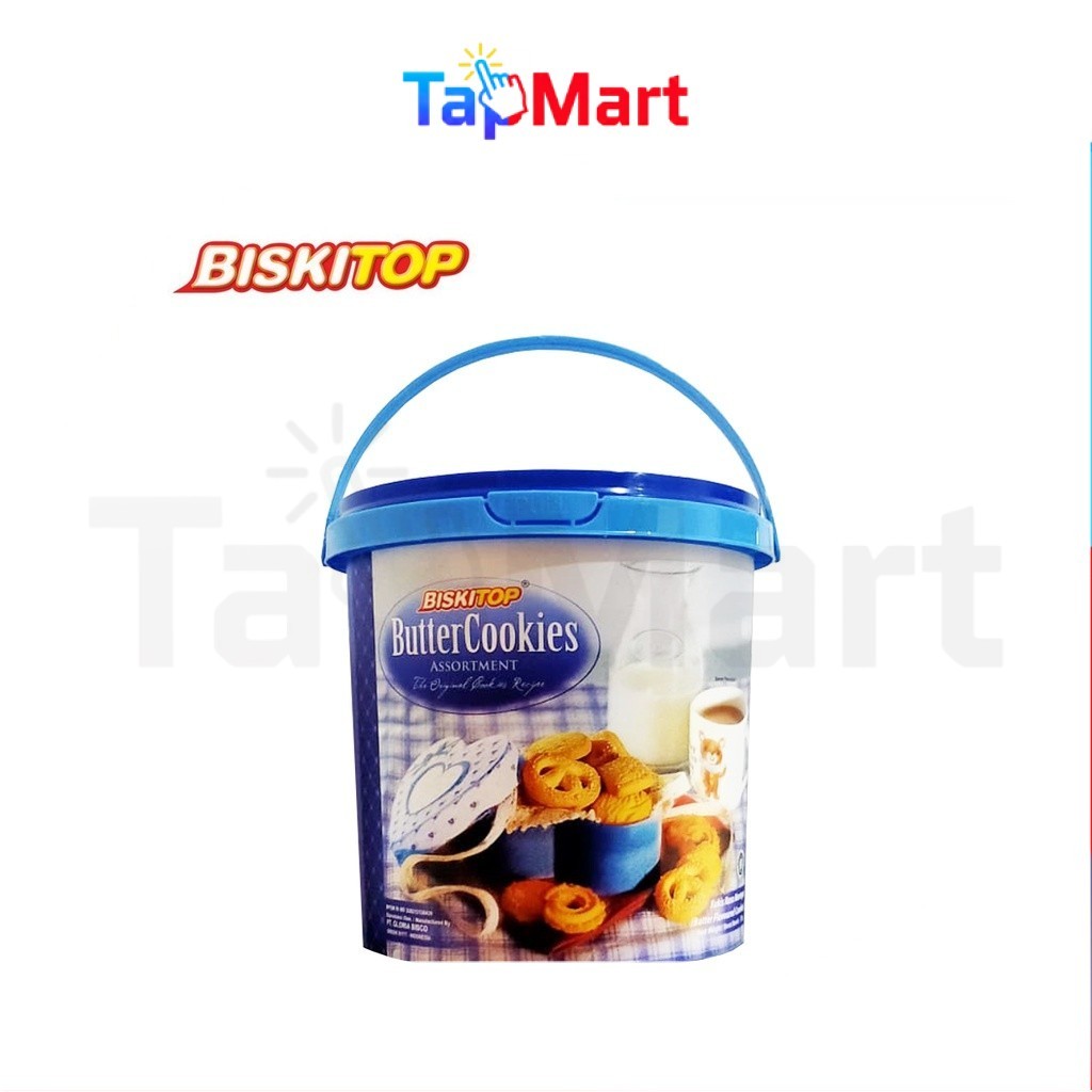 TapMart - Biskitop Butter Cookies Assortment 370 gr Handle Toples