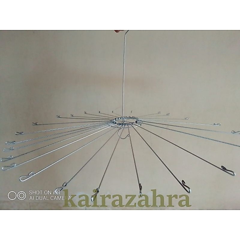Hanger Bulat Folding (24 STICK) Untuk Baju Bayi