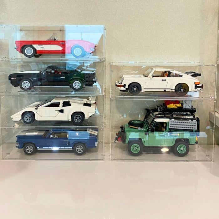 Akrilik Box Acrylic untuk LEGO Creator Expert 10265 Ford Mustang