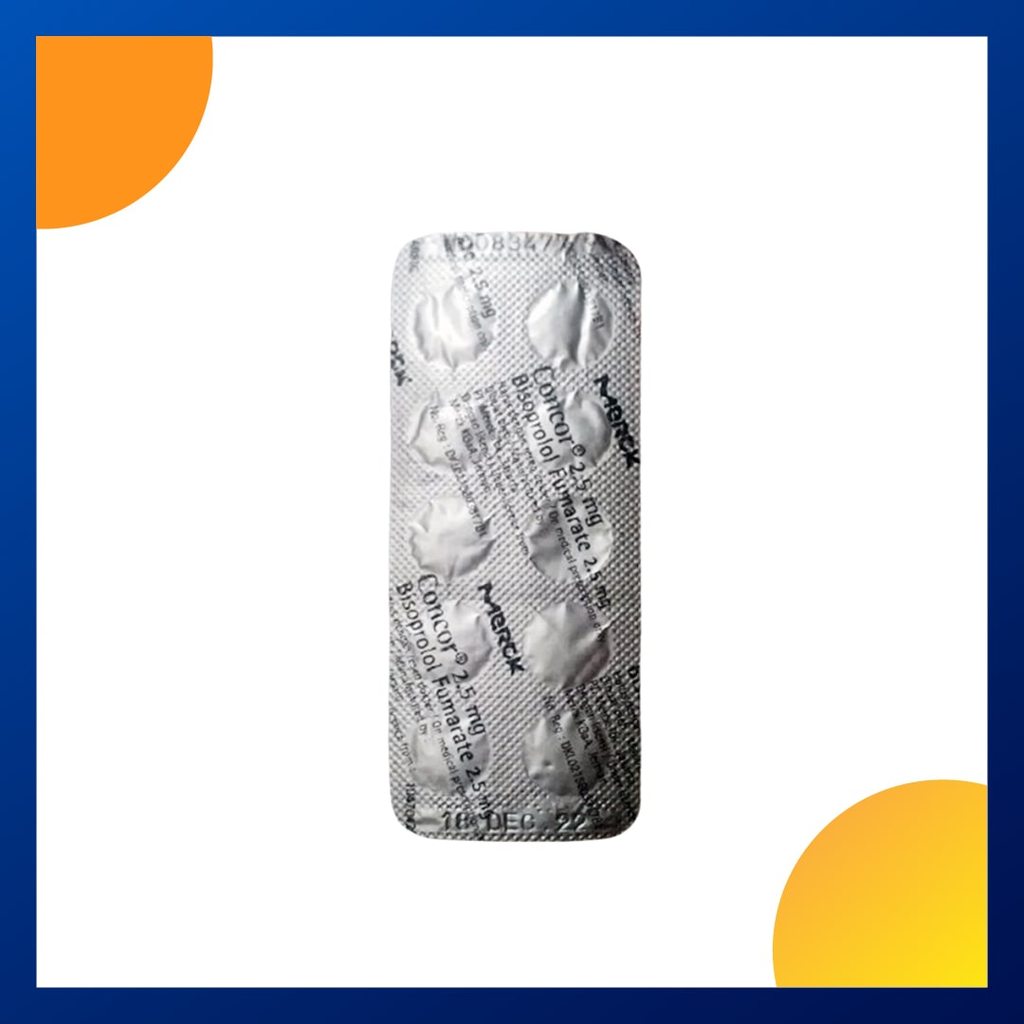 CONCOR 2.5 MG 1 BLISTER @ 10 TABLET SALUT SELAPUT