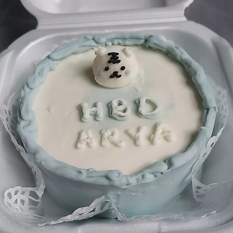 [uk10 &12]Bento cake sterofoam Surabaya/Korean Lunch Box Cake/ Korean Bento Cake/korean cake birthda