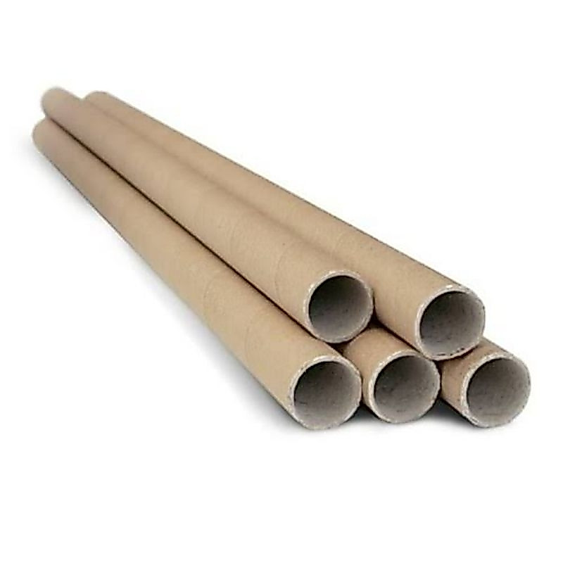 Selongsong pipa paper core panjang 1 meteran. diameter +-8cm