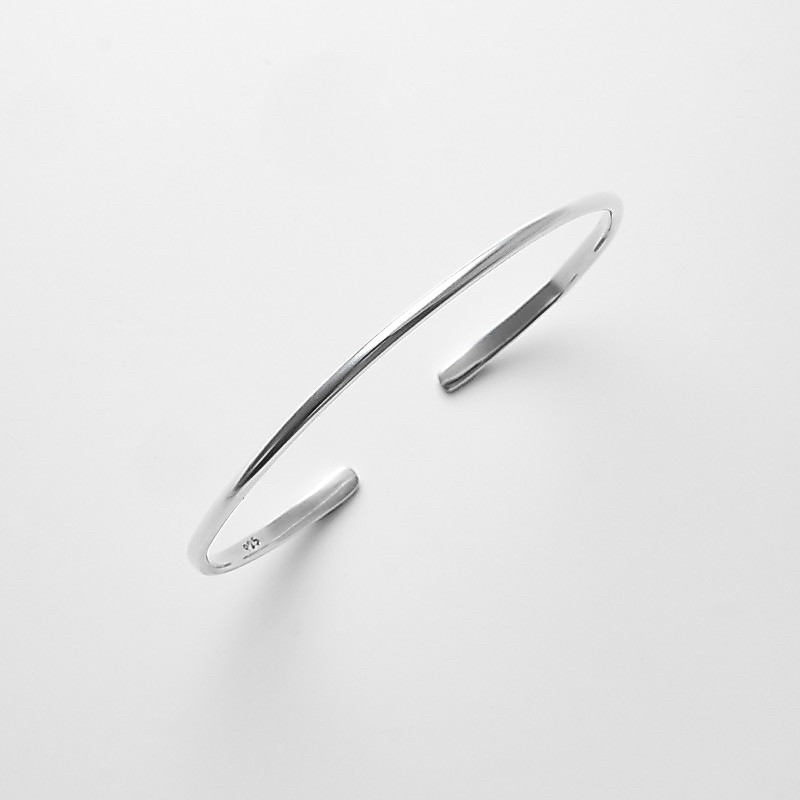 HOT PRODUCT LOST IN BALI - SLIM SILVER BANGLE - 925 STERLING SILVER - GELANG SILVER - GELANG BANGLE