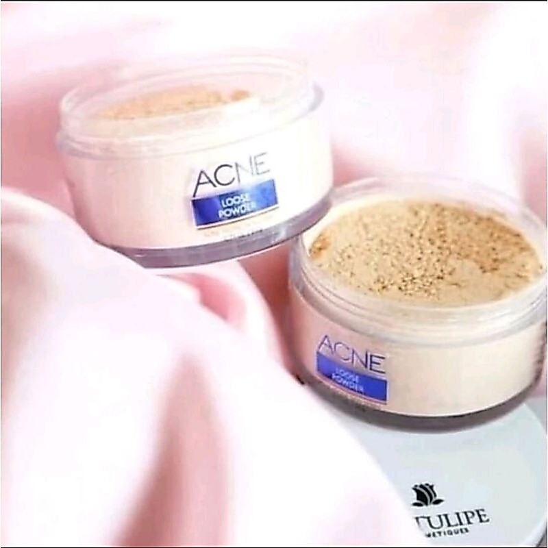 La Tulipe Acne Loose Powder || Bedak Tabur La Tulipe