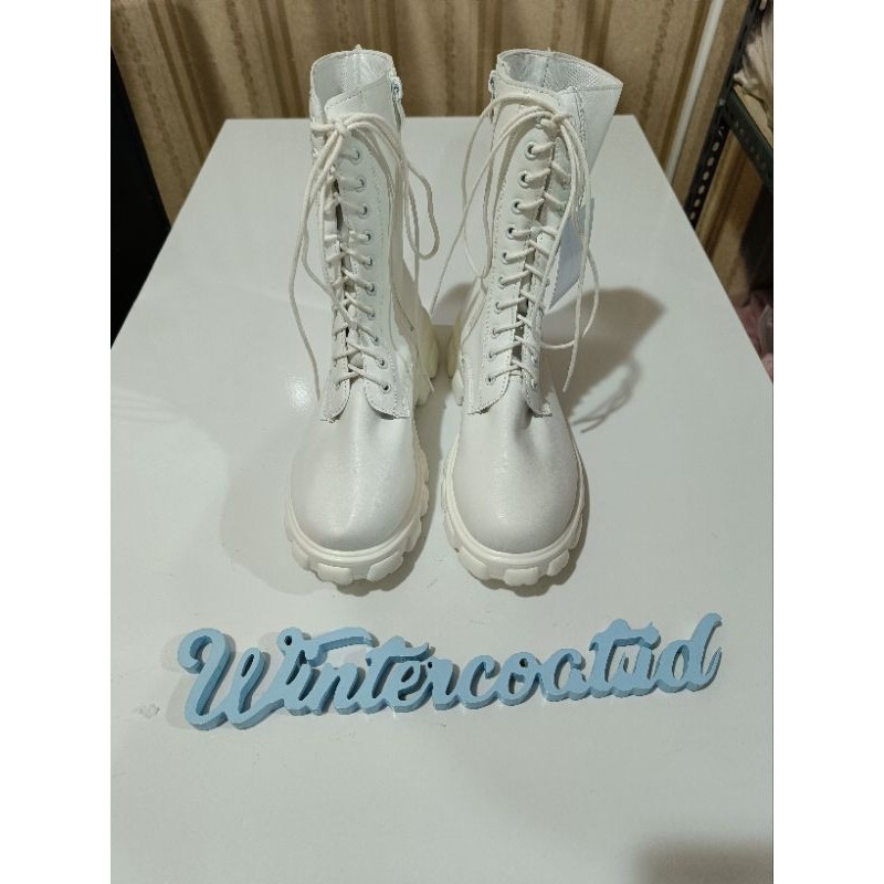 DEFFECT HARAJUKU Boots sepatu wanita fashionable sale diskon murah