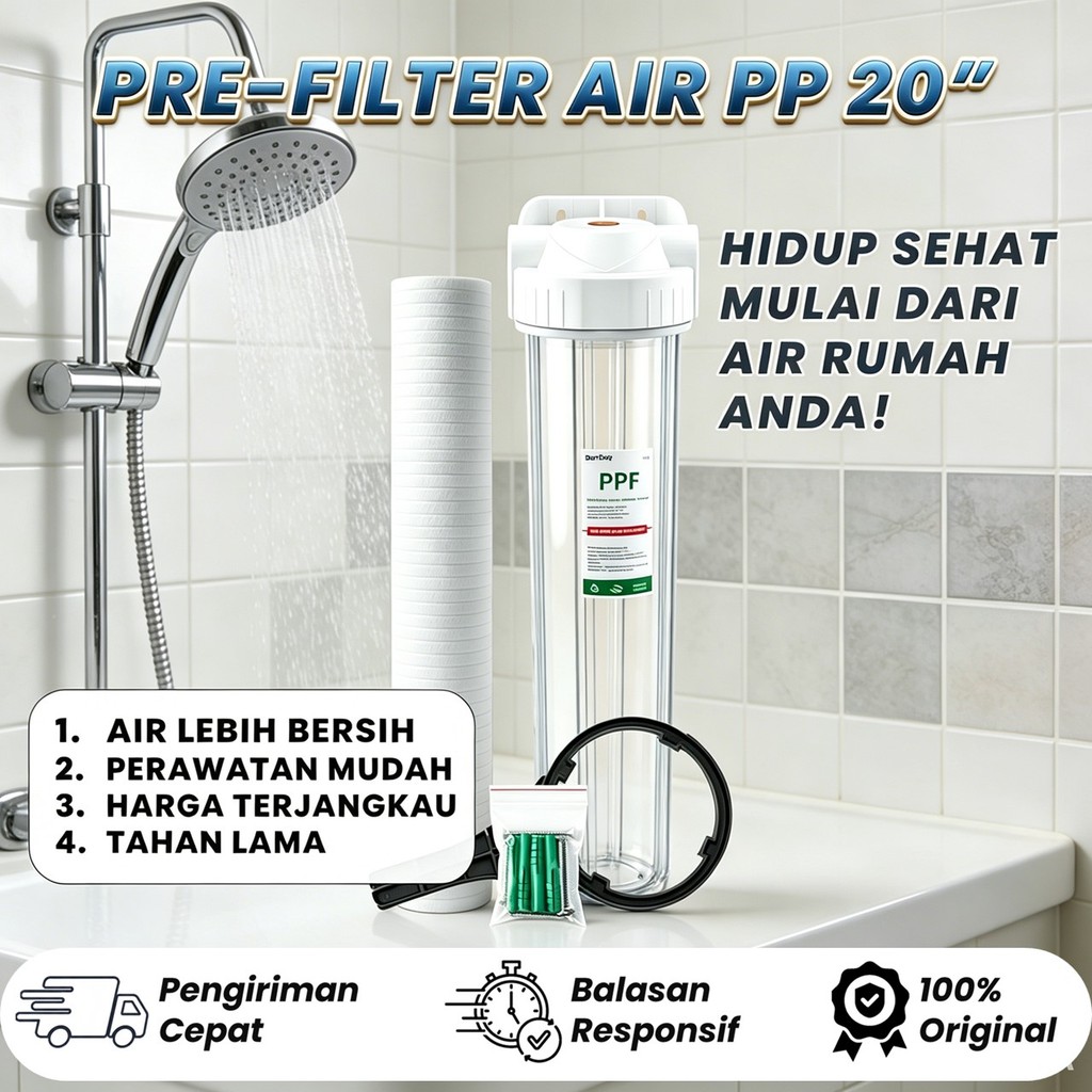 HOUSING FILTER AIR  20" + Filter PPF 5 Micron