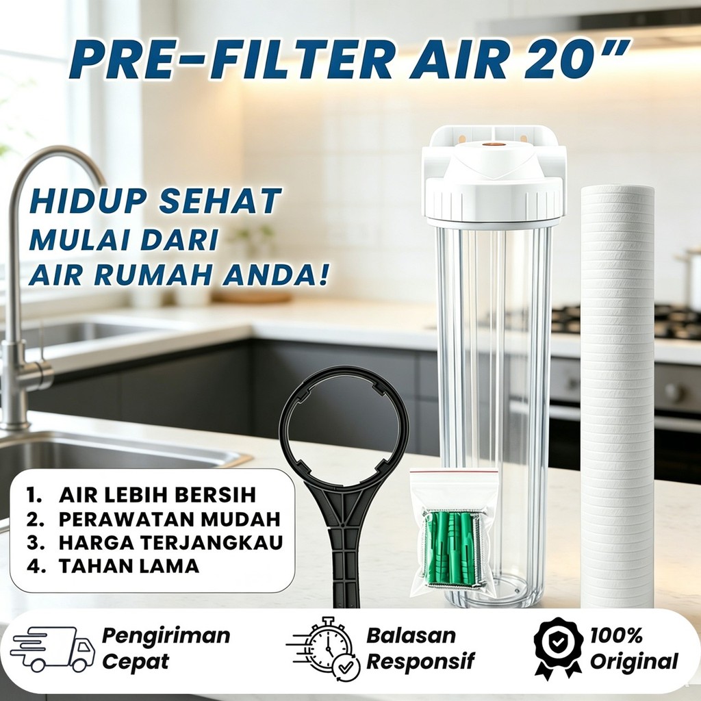 HOUSING FILTER AIR  20" + Filter PPF 5 Micron