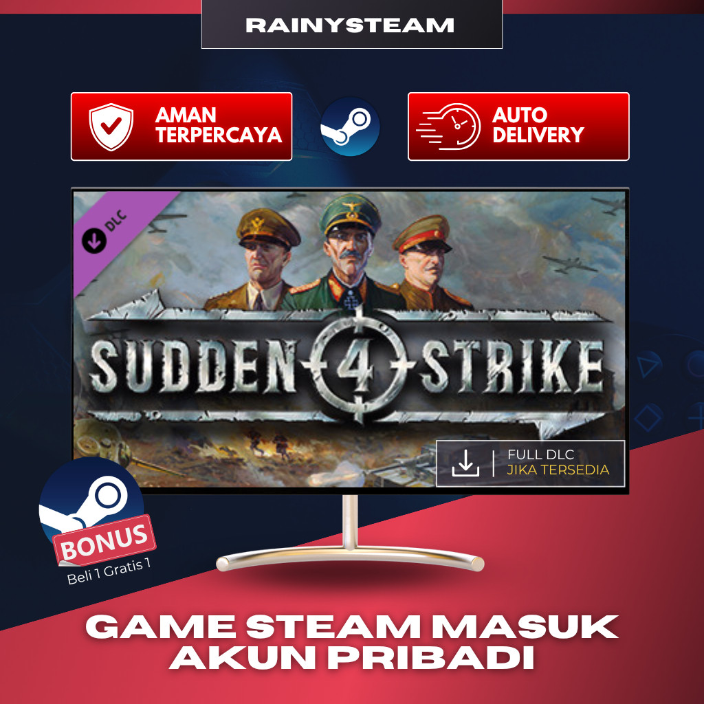 [BELI 1 GRATIS 1] Sudden Strike 4 / AUTO DELIVERY / STEAM / Game PC / Games Computer / Original Stea