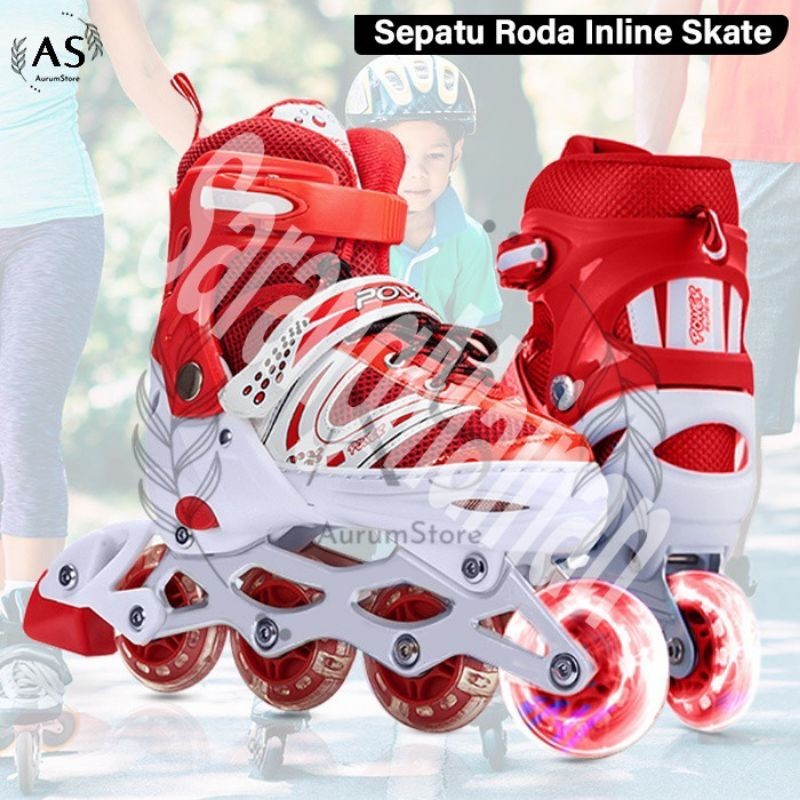 SEPATU RODA ANAK SEPATU RODA POWER LINE BONUS BAUT BAJAY
