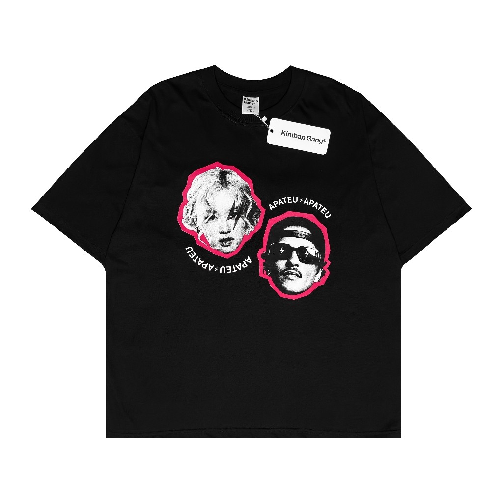 Tshirt KPOP - UNISEX - Tshirt BLACKPINK Kaos Kpop   ROSE APT -