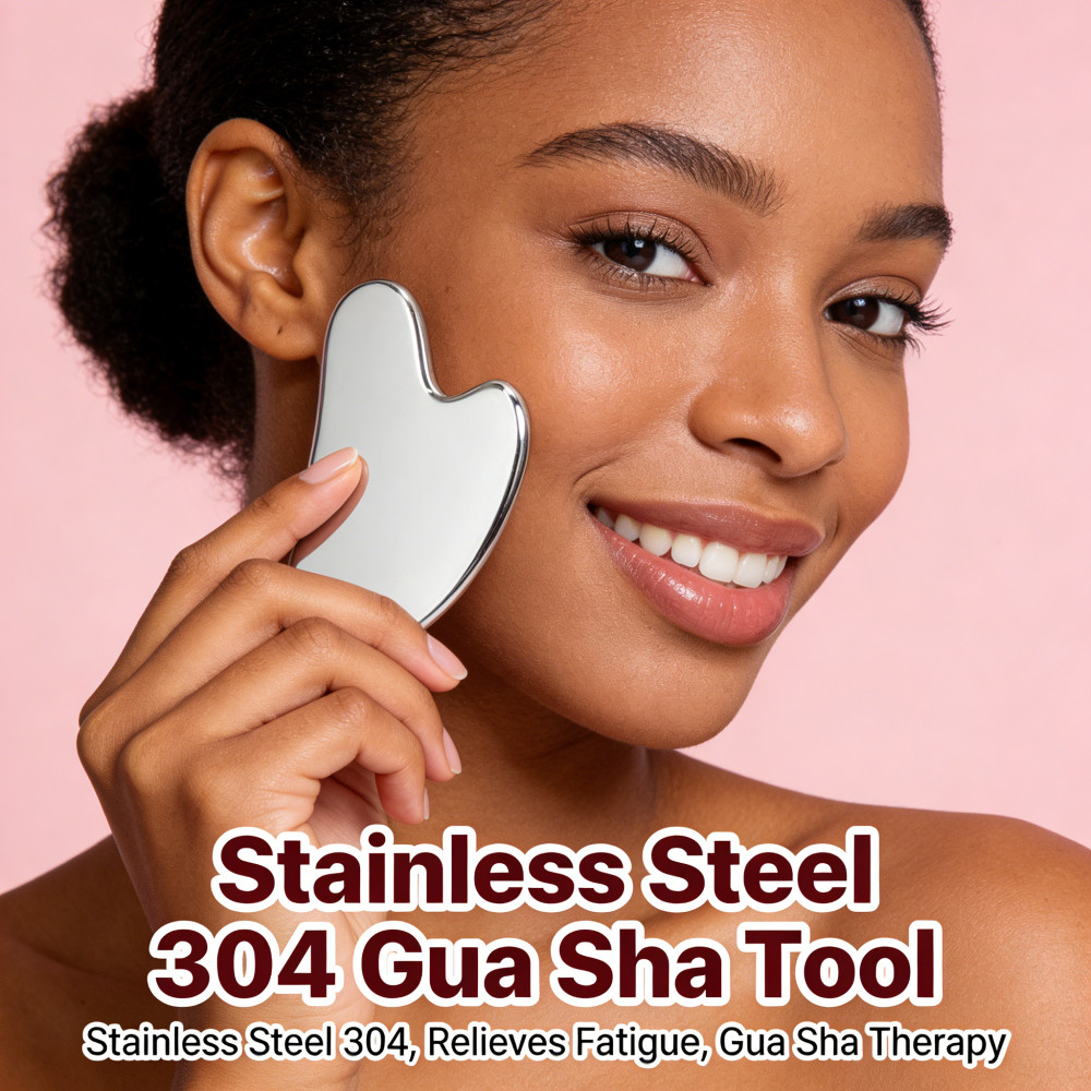 Stainless Steel Gua Sha 304 Menghilangkan Pijat Kelelahan Terapi Gua Sha