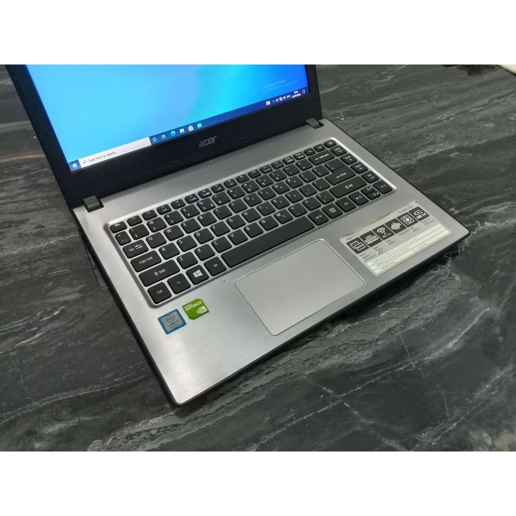 Acer Aspire E5-476G Intel Core i5-8250U NVIDIA Ram 8Gb Hdd 500Gb