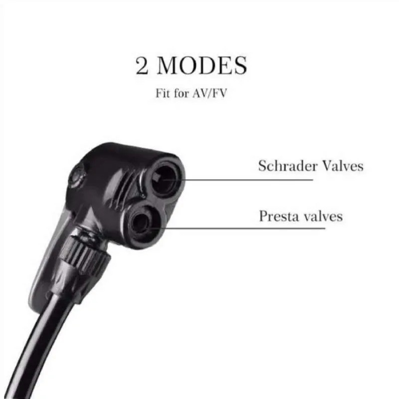 SALEROCKBROS Pompa Ban Sepeda Motor Bola 380G 160 PSI Road Bike Mtb Pentil Presta Schrader Free Adap