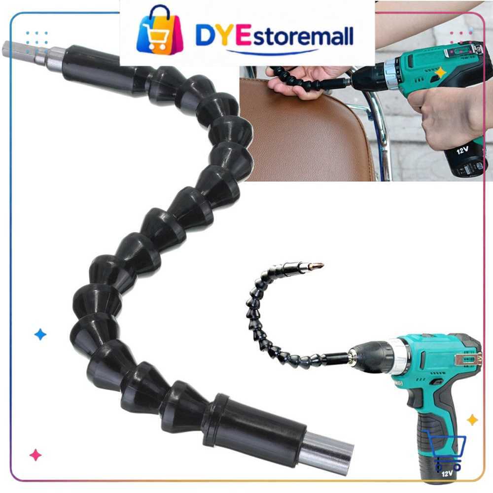 Flexible Shaft Drill Extension 1/4 Inch 290mm Adapter Kepala Obeng Bor Listrik Fleksibel Bit Holder 