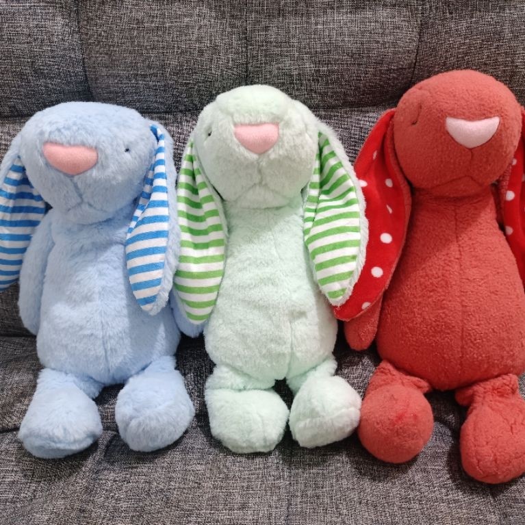 Boneka kelinci lembut lucu 35 cm