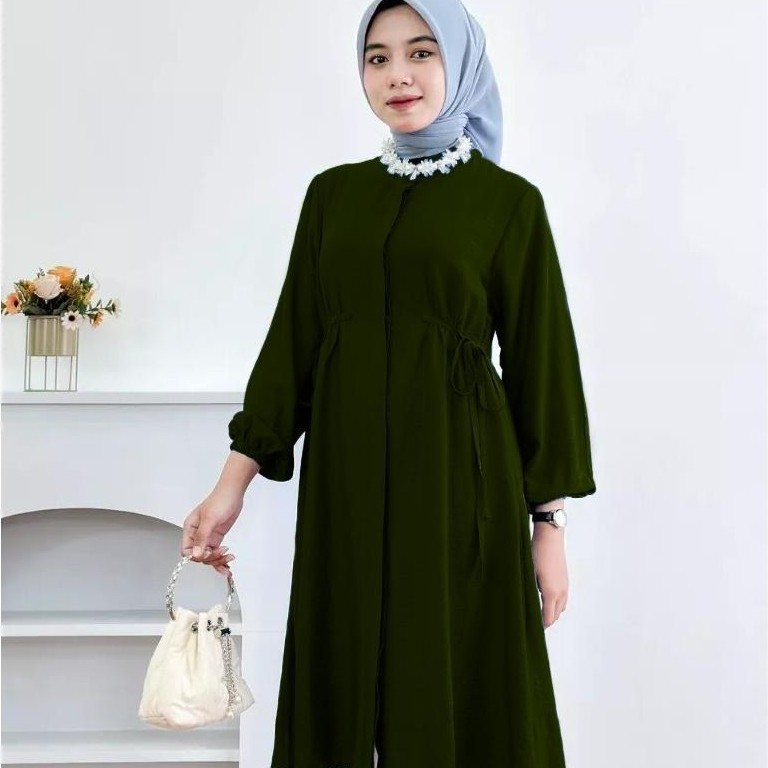ORIGINAL LONG TUNIK KANAYA BAHAN RAYON TWILL SIZE S/M, L/XL, XXL BY TUNIQUEEN.BRAND