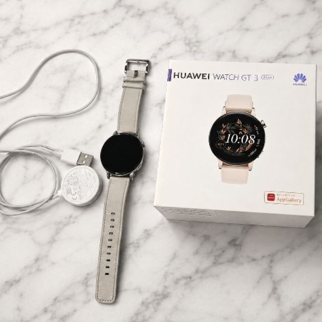 Huawei Watch GT3 GT 3 42MM - White - Preloved